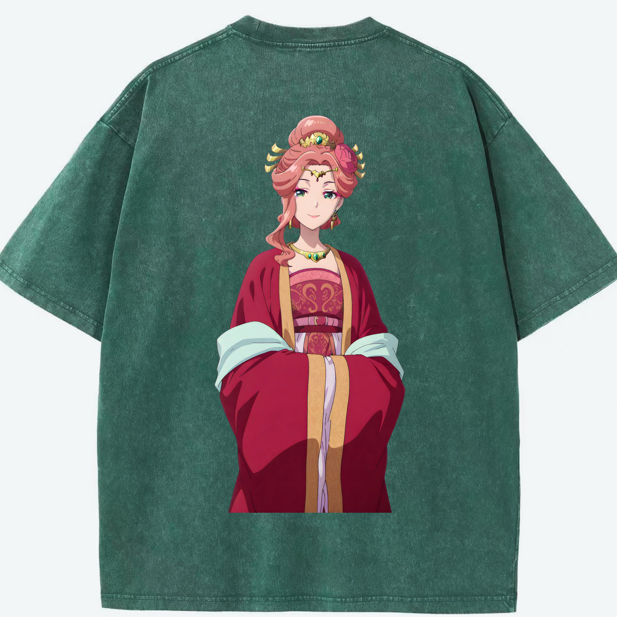 （画像用） 薬屋のひとりごと The Apothecary Diaries 綿100% ヴィンテージ風 半袖Tシャツ（背面プリント）